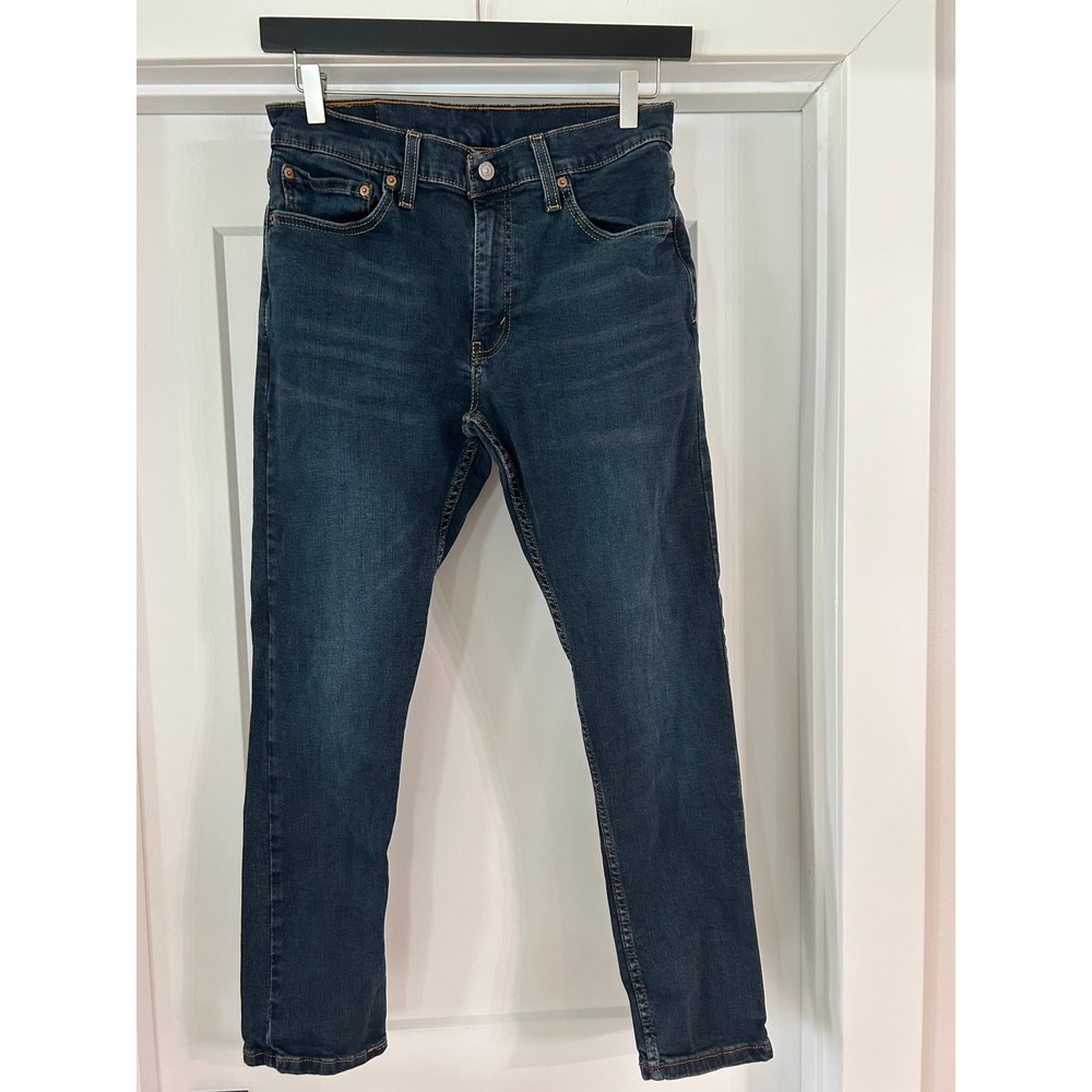 Levis 512 Slim Taper Fit Jeans Mens‎ 32x30 Dark Indigo Blue Denim 28833-0419